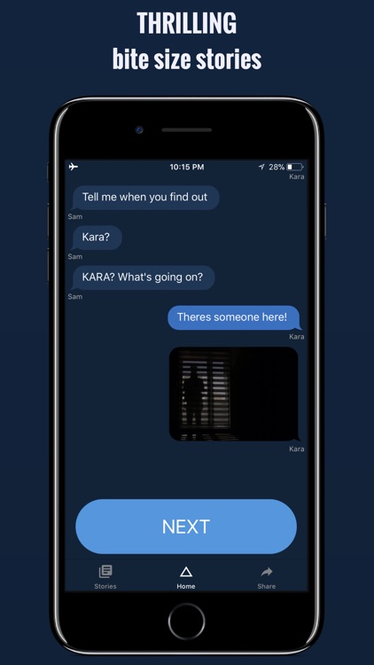 Hooked - the app with the creepy chat stories, for iOS and Android
