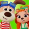 Woof and Joy’s universe is a fun, safe space filled with educational games, videos, and unique interactive activities