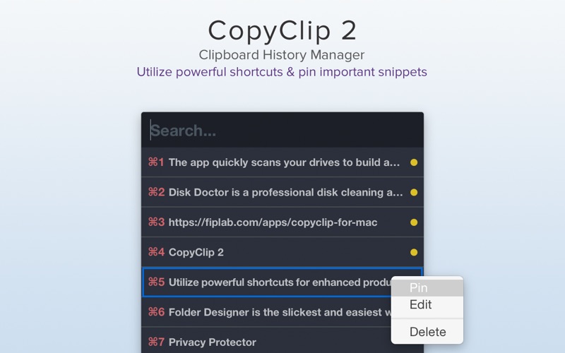 Copyclip 2 9 3 – Clipboard Manager