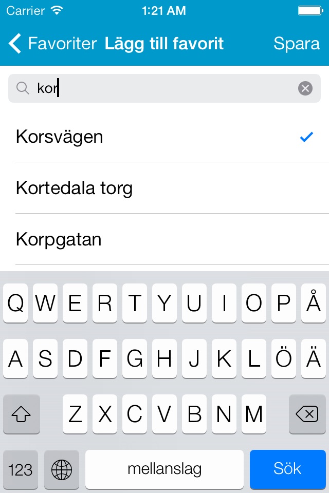 Reskollen för Västtrafik screenshot 4