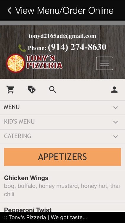 Tony's Pizzeria - NY screenshot-3