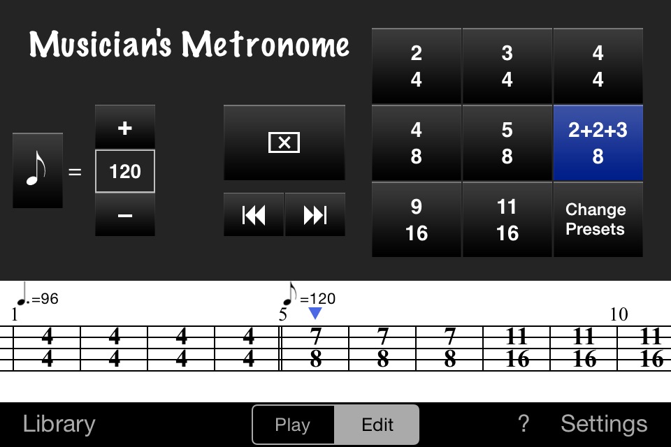 Musician's Metronome screenshot 2