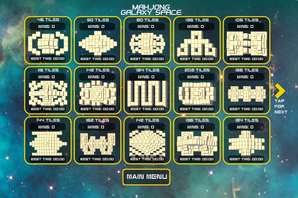 Mahjong Galaxy Space screenshot 4