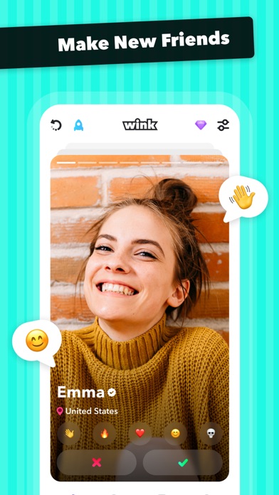 Wink - make new friends Screenshot