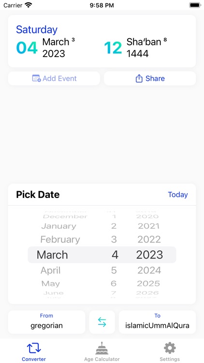 Date Converter: All Calendars