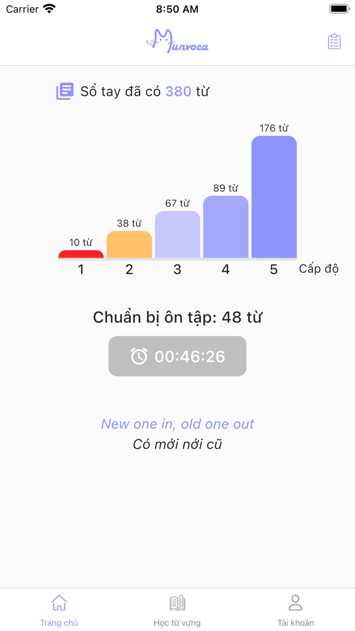 Munvoca Học từ vựng tiếng Anh