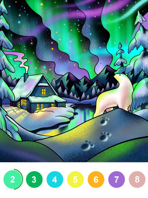 Paint by Number Coloring Game screenshot 2
