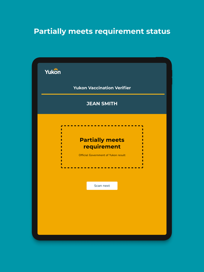 Yukon Vaccination Verifier