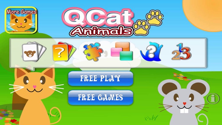 QCat - animal 8 in 1 games