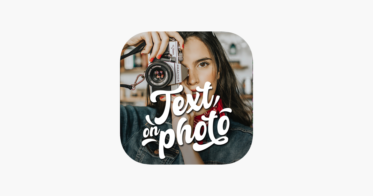 ‎App Store: текст на фото - text on photo