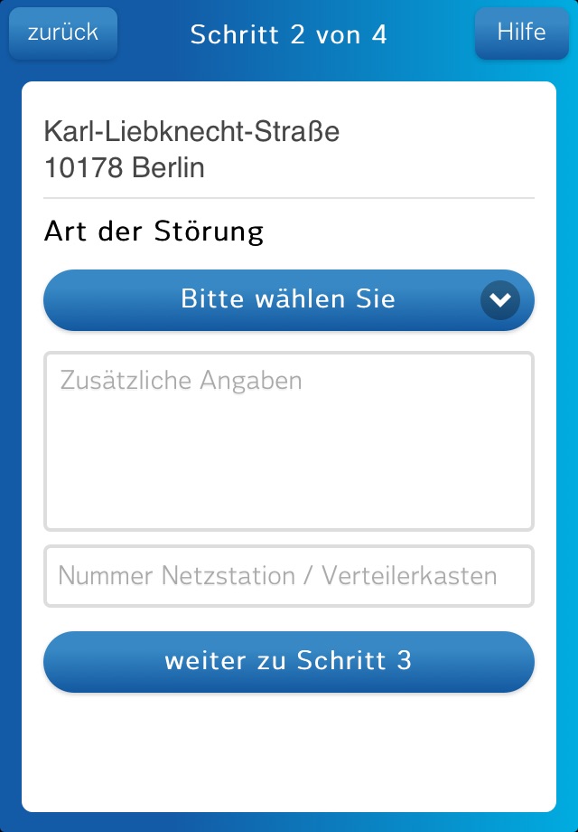 Stromnetz Berlin StörMeldung screenshot 4