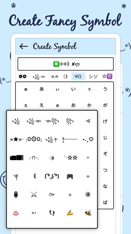 Chat simbols