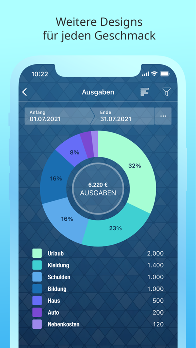 Money Pro: Ausgaben Manager app screenshot 4 by iBear LLC - appdatabase.net