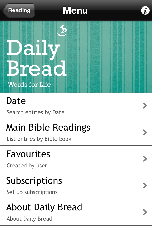 Daily Bread – Bible readings screenshot 2