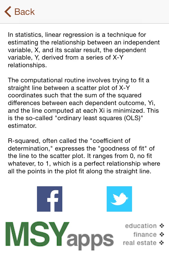 Quick Linear Regression screenshot 4