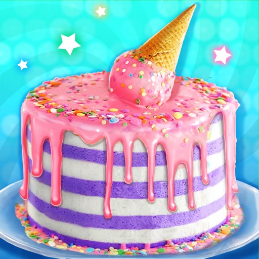 Ice Cream Cone Cake Maker Icon