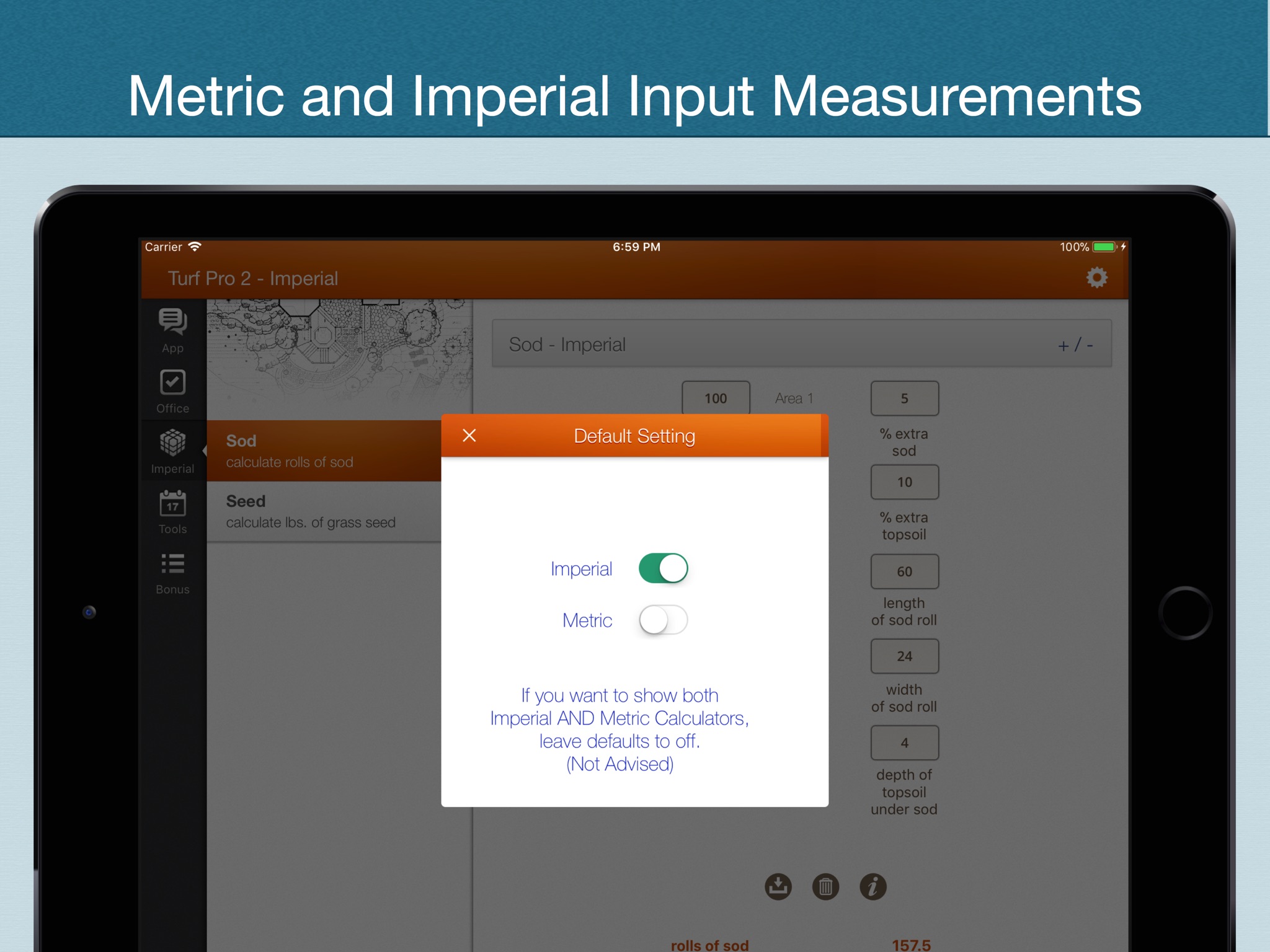 Turf Pro Estimator screenshot 2