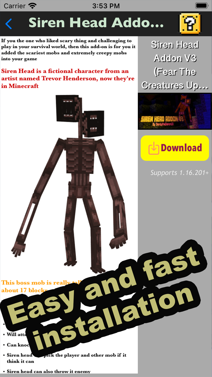 Pocket Addons for Minecraft PE