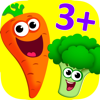 Learning games for children 4 - Funny Food: Kids Learning Games