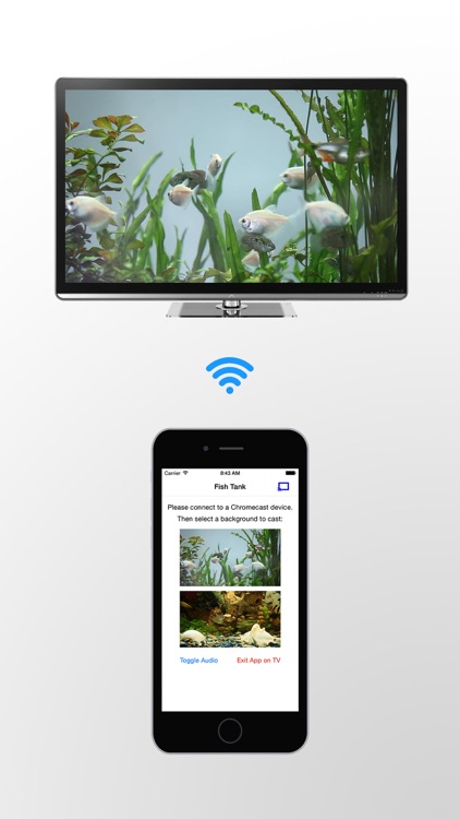 Fish Tank on TV for Chromecast