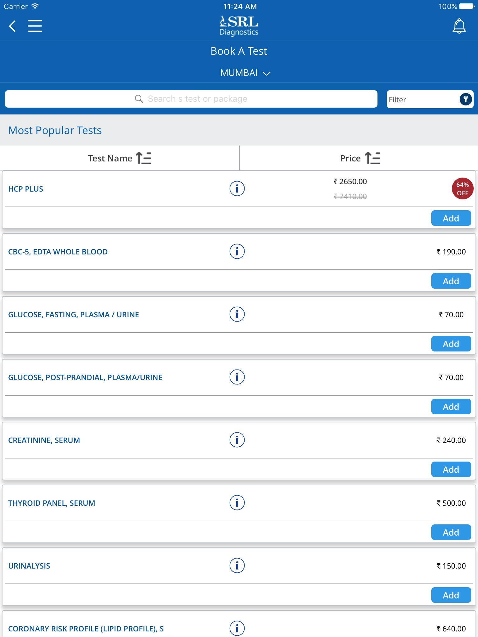 Agilus Diagnostics screenshot 4