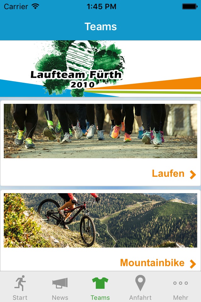 Laufteam Fürth 2010 screenshot 3