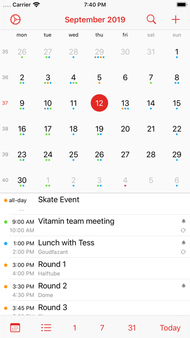 Supercal - Calendar screenshot 2