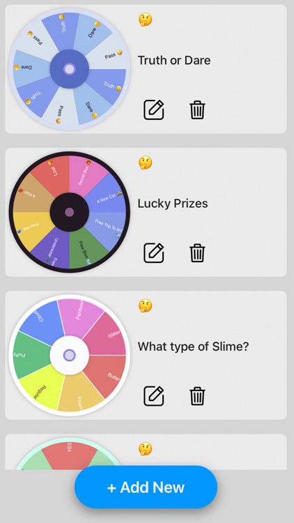 Decision Wheel Spin