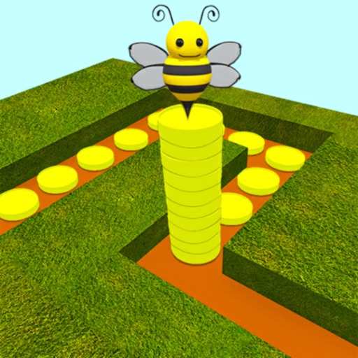 Bee Tile Stack - Maze Games