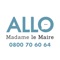 « Allo Madame le Maire » est un nouveau service à la population de la Ville de Biarritz, qui s’inscrit dans une démarche d’écoute et de proximité, permettant aux habitants de signaler toute problématique relevant du cadre de vie, avec un retour d'information à l'usager sous 48h