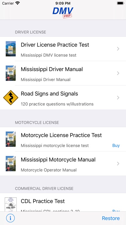 Mississippi DMV Test Prep