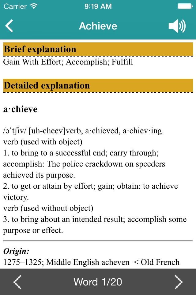 IELTS 4000 Academic Words Pro screenshot 3