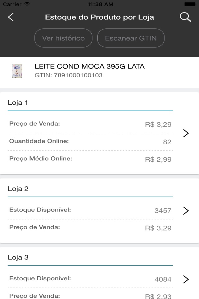 Consulta de Produtos screenshot 3