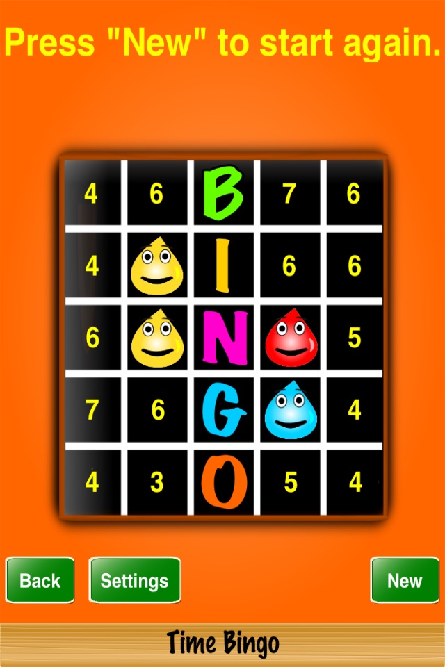 Time Bingo screenshot 3