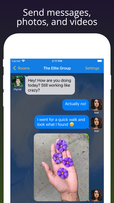Anonymous Chat Rooms - NoName screenshot 2