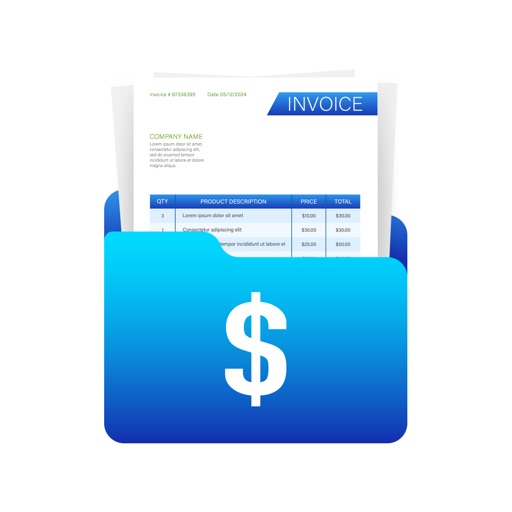 Simple Invoice & Receipt Maker Icon
