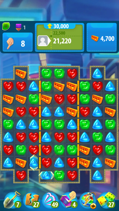Gummy Drop! Match 3 Puzzles Screenshot on iOS