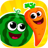ABC Educational Games for Kids - Funny Food: Kids Learning Games