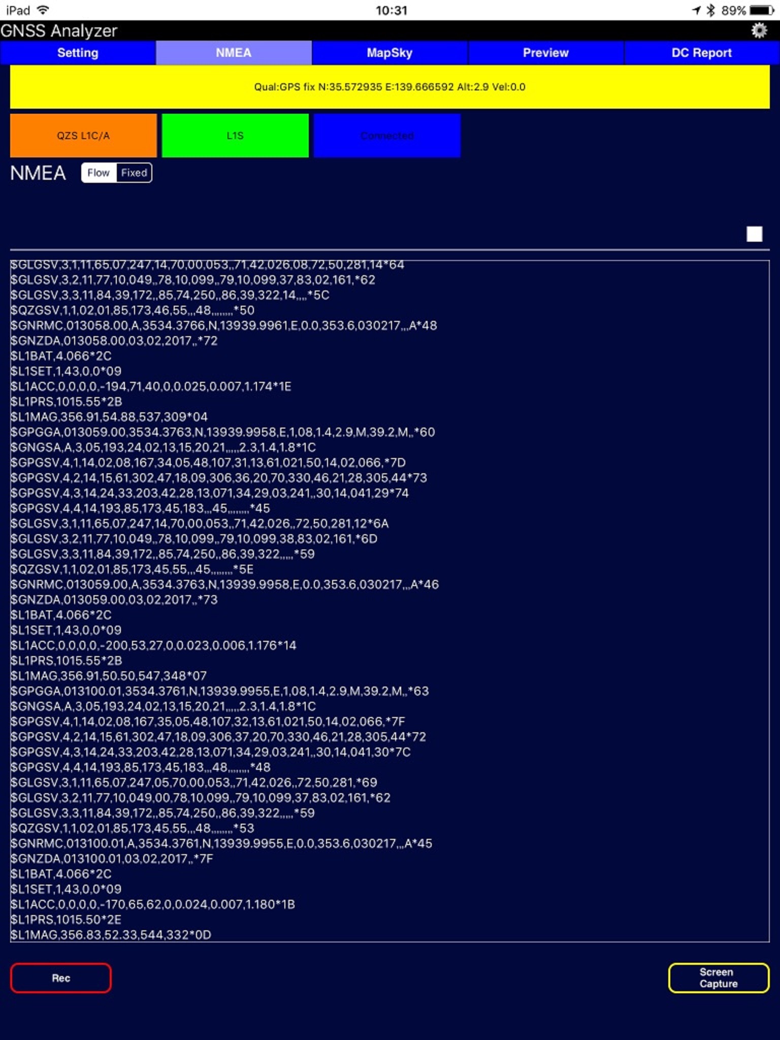 GNSS Analyzer screenshot 2