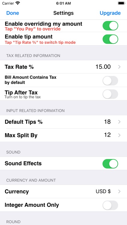 Tip Calculator and Bill Report screenshot-3