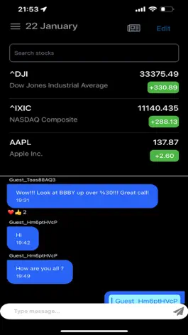 Game screenshot Chat Stocks: Watchlist & News mod apk