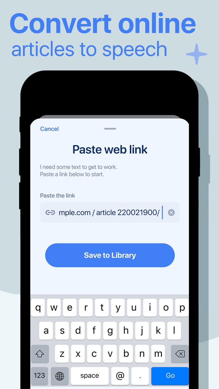upSpeech - Articles to Audio