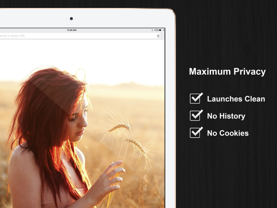 Private Browsing Web Browser iPad app afbeelding 3