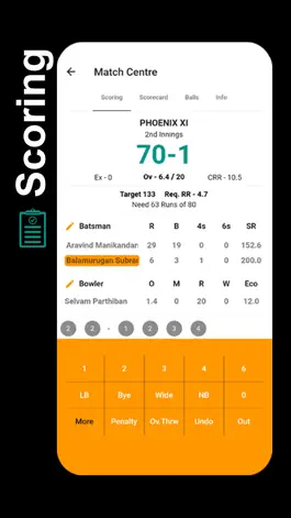 Game screenshot Stumps - The Cricket Scorer apk