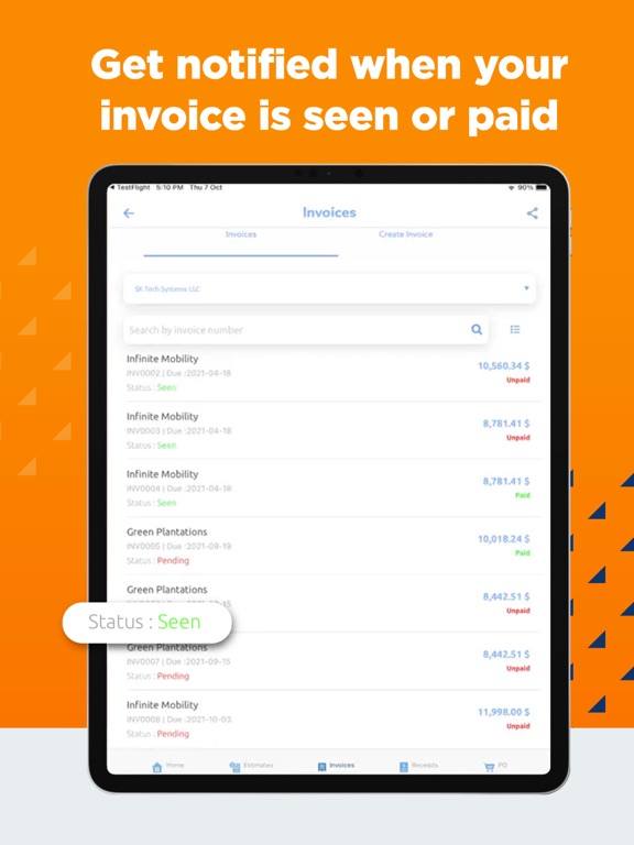 SIR: Invoice & Receipt Maker screenshot 2