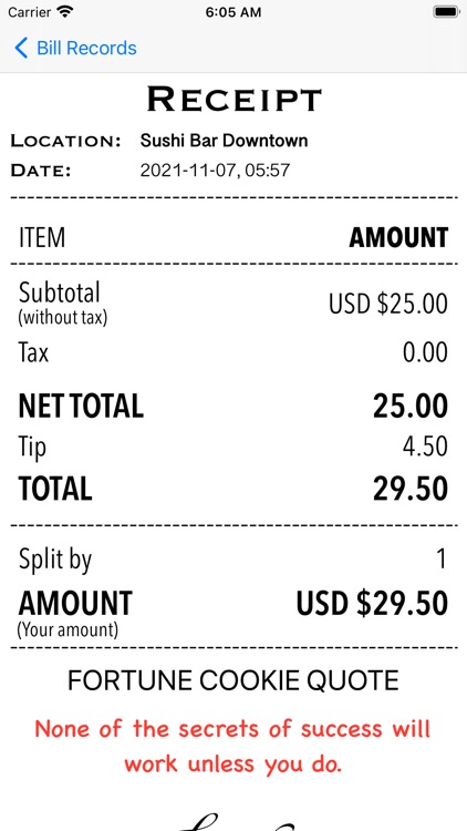 Tip Calculator and Bill Report screenshot-4