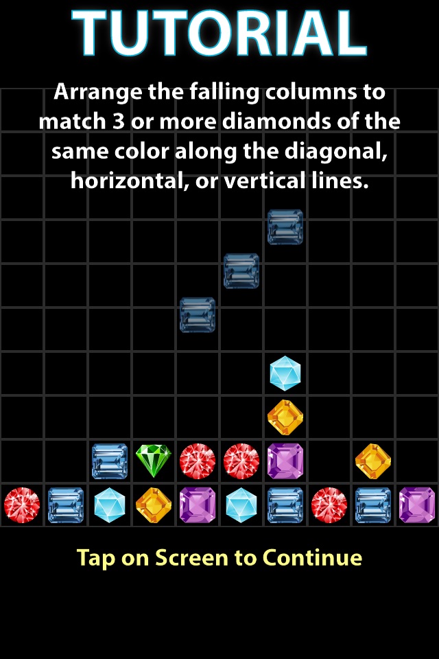 Columns - Match Falling Jewels screenshot 3