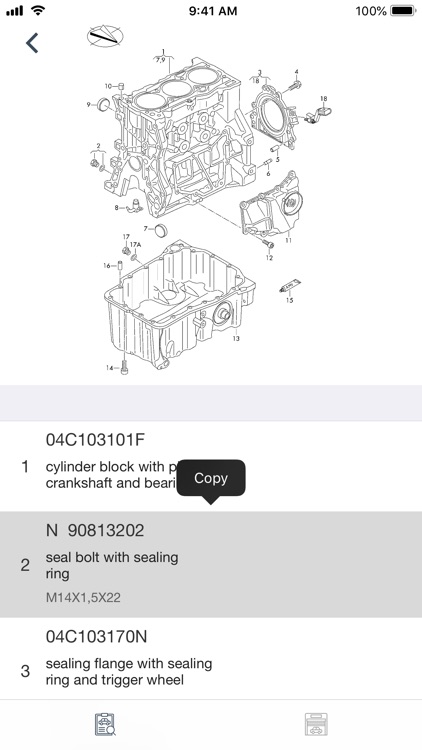 Car parts for Seat diagrams screenshot-0