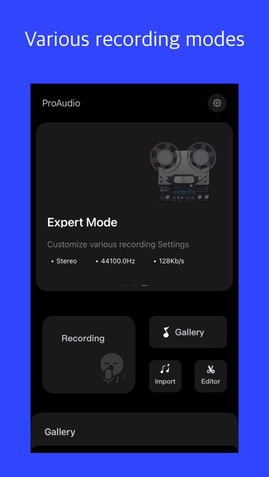 ProAudio - Voice Memos screenshot 2