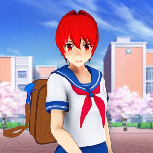 Anime School Girl Yandere Sim Icon
